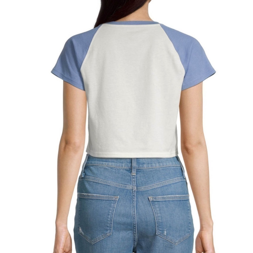 Arizona Women Round Neck Short Sleeve Crop
Top Juniors Size XxL - Picture 3 of 9